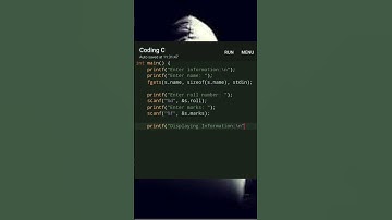 C Program to Store Information of a Student | Using Structure  #shorts  #short