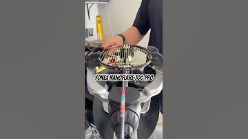 ASMR Badminton Stringing - Yonex Nanoflare 700 Pro w/ Exbolt 68 #badminton
