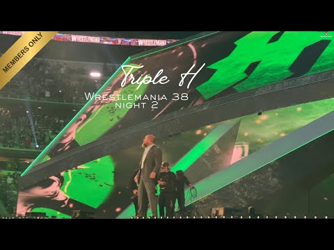 Demon Files: Triple H Entrance Wrestlemania 38 Night 2