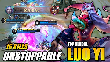 Top 1 Global Luo Yi Meta Build 2022 | Luo yi Best Build and Emblem 2022 - ML