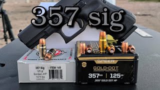 357 sig |Underwood VS Handloads| Ballistics Gel Test