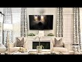 LIVING ROOM MAKEOVER - NEUTRAL &amp; MODERN/GLAM