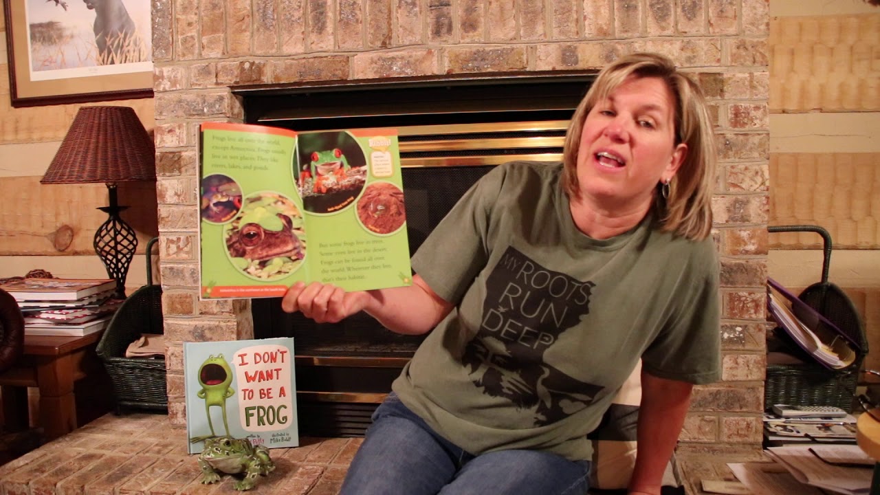 Nonfiction book, FROGS, by Elizabeth Carney YouTube