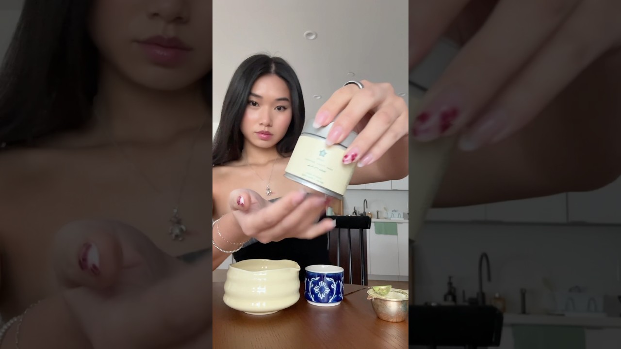 trying the new yame matcha from ​⁠