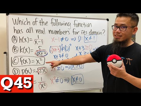 ვიდეო: რას ნიშნავს, როდესაც დომენი არის ყველა რეალური რიცხვი?
