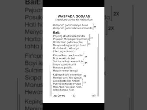 LAGU QUR-ANY * WASPADA GODAAN [VERSI BANJARI]