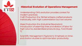 OPERATIONS MANAGEMENT Module 1