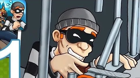 Robbery Bob - Gameplay Walkthrough Part 1- Chapter 1: Suburbs (IOS,Android)