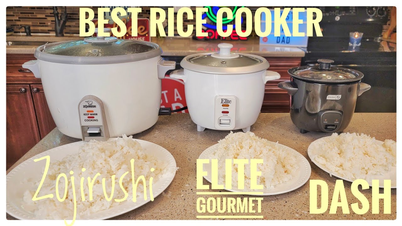 Best Rice Cooker Zojirushi, Elite Gourmet, or Dash Comparison