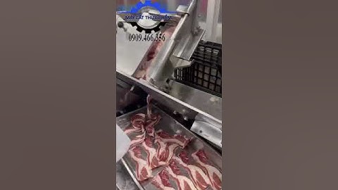 MÁY THÁI THỊT ĐÔNG LẠNH CÔNG NGHIỆP, MÁY CẮT THỊT ĐÔNG LẠNH TỰ ĐỘNG