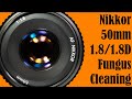 Nikon Nikkor 50 f/1.8 : fungus cleaning