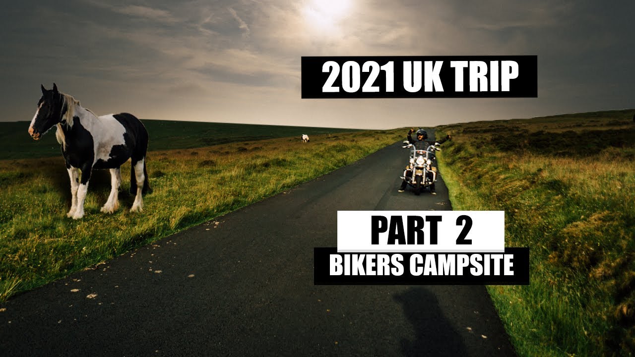Yet another UK motorcycle trip - part 2 - bikers campsite Wales - YouTube