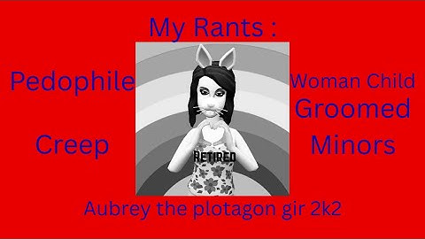 My Rants 28 # : Aubrey the plotagon girl 2k2