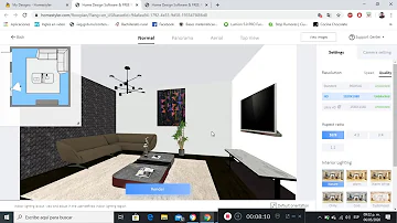 Como colocar Homestyler em metros?