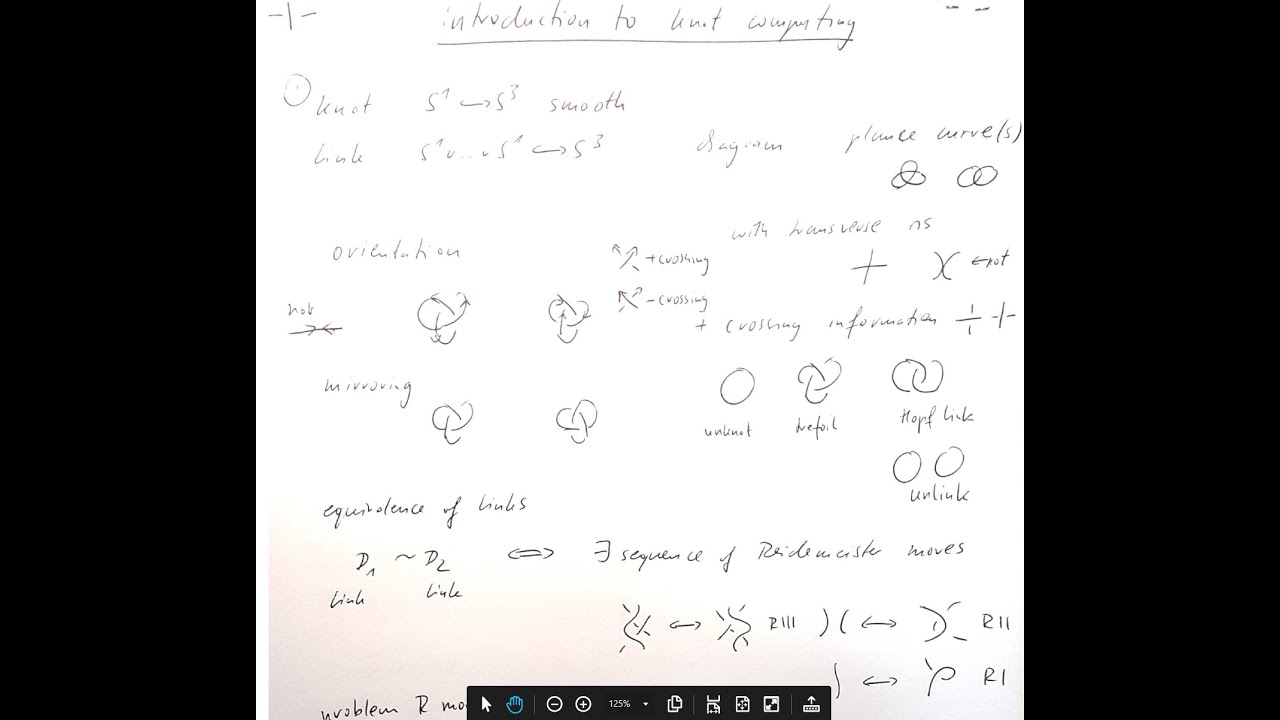 Alexander Stoimenov: Introduction to Computational Knot Theory