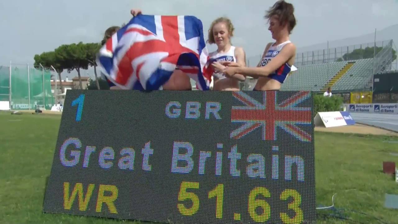 Women's 4x100 m T35-38 | final | 2016 IPC Athletics European Championships Grosseto