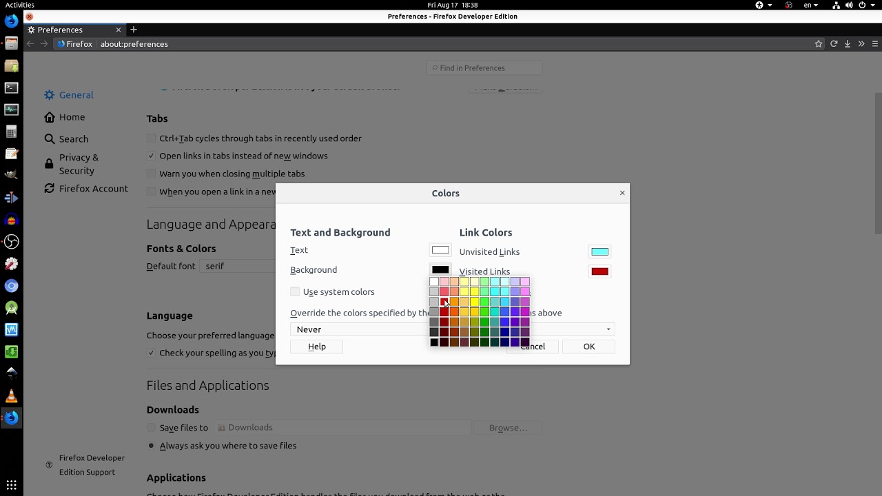 backgroundcolor  2022 New  Firefox Browser: Change Background Color of New Tab or Page