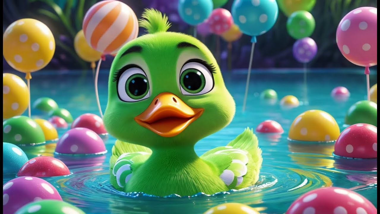 Five Little Ducks at the Candy Lake Adventure | Fun Kids Song | Sing Along Nursery Rhyme