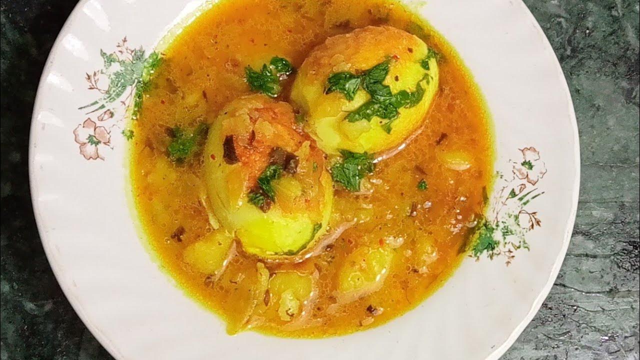 simple and tasty egg gravy/egg curry recipe without tomato 🍅