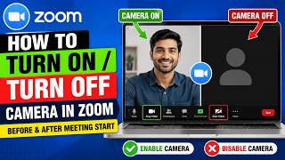 How To Turn On / Turn Off Camera in Zoom