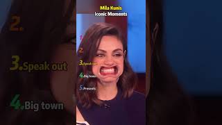 Mila Kunis Iconic Momen.#funny #celebrity #milakunis #interview #iconicmoments #interview #ranking