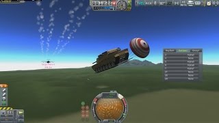 KSP - airdrop test of M1A2 abrams tank (no cut film)