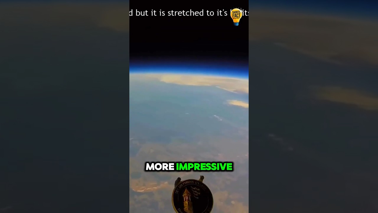 He sent his camera into space by balloon and the result was unexpected!