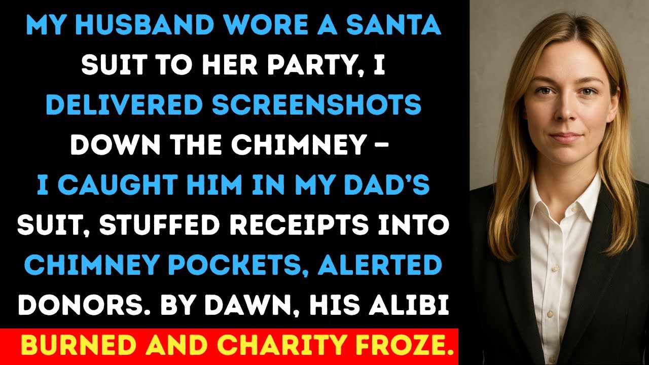 My Husband Wore a Santa Suit to Her Party, I Delivered Screenshots Down the Chimney