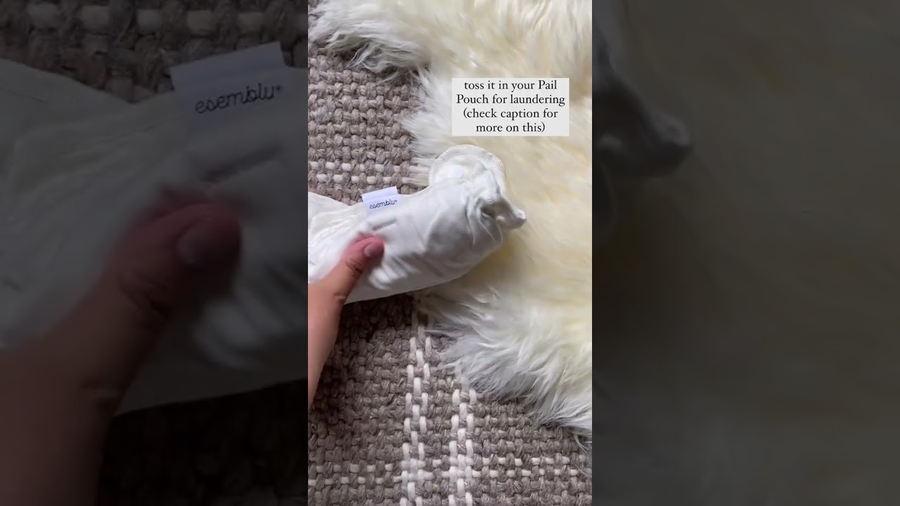 How to change a cloth diaper...let's go!