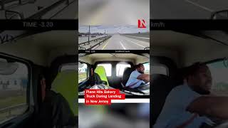 Dashcam Captures Plane Slamming Into Bakery Truck in Dramatic Crash