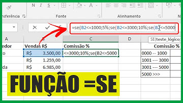 Função SE no Excel: Como Usar com Mais de 3 Condições (Exemplo Prático)