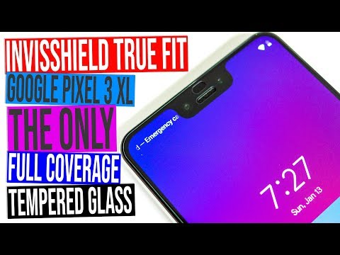 Google Pixel 3 XL InvisShield True Fit | Full Coverage | LOCA Tempered Glass Screen Protector