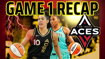 2023 WNBA Finals Game 1 Recap | New York Liberty vs Las Vegas Aces