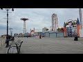 NYC LIVE Exploring Coney Island, Brighton Beach, & Sheepshead Bay, Brooklyn (April 14, 2021)