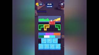 Color Sand: Fill The Blocks level 166 gameplay walkthrough solution 