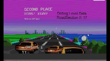 Pseudo3D 80s style Racer , Unity3D