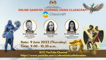ONLINE GAMIFIED LEARNING USING CLASSCRAFT