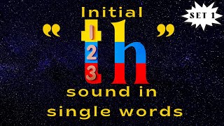 Rounds of Speech Sounds Initial TH sound in single words SET 1