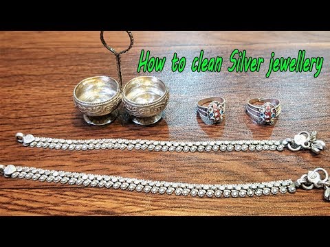 How to clean Silver items at home | How to clean silver Jewellery |