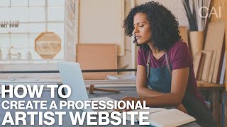 Professional Artist Websites - Career Advice for Artists: 8 Common Mistakes & How To Fix Them (6/8)