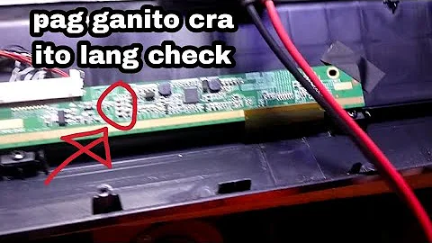 sparc 32 led tv good backlight no picture