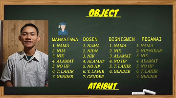 MENGENAL MATA KULIAH PBO (CLASS, OBJECT, ATRIBUT, BEHAVIOR/METHOD) | JAVA