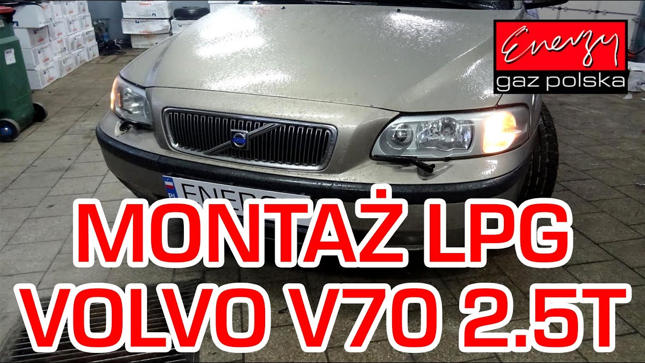 Montaż Lpg Volvo V70 Z 2.5 Turbo 200Km 2003R W Energy Gaz Polska Na Gaz Brc Sq P&D - Youtube