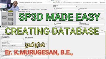 CREATING DATABASE FOR SP3D PROJECT IN TAMIL