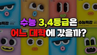 '요즘' 수능 3~4등급이 가는 대학 ㄷㄷ | 입시덕후