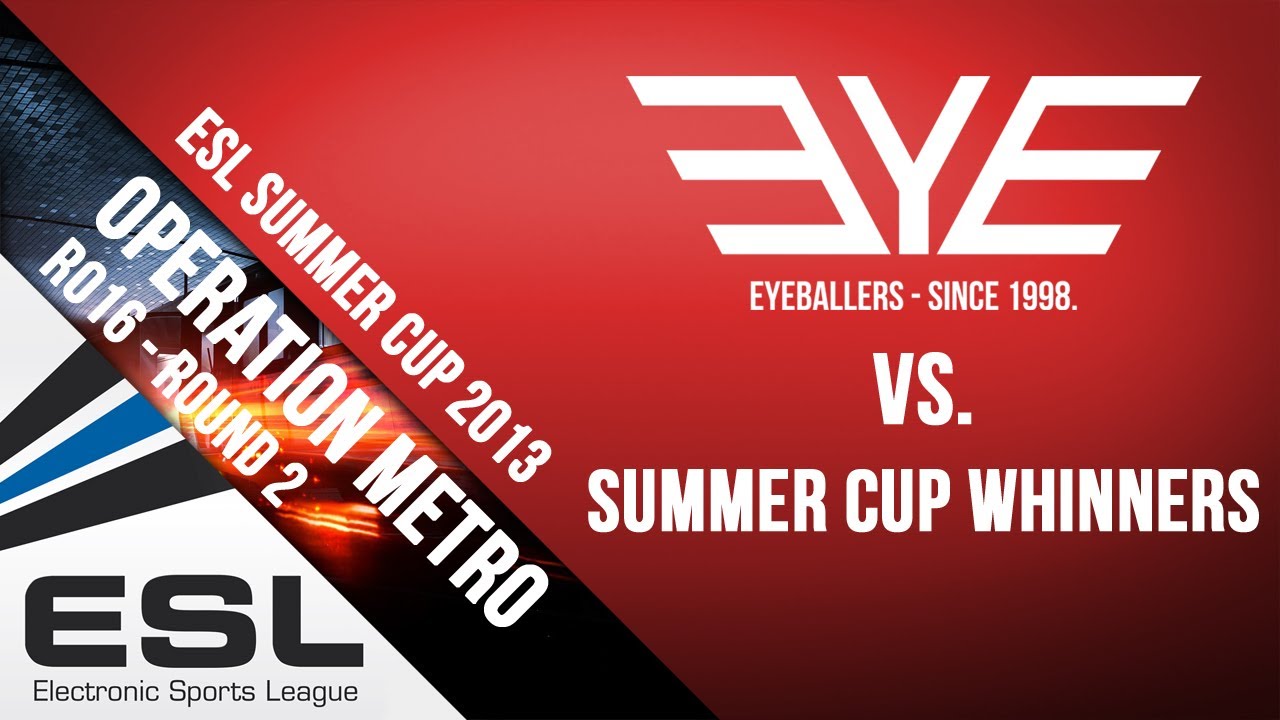 Since 1998. ESL Cup. Sports ESL. Electronic Sports League. Eyeballers.