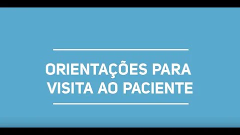 O que não pode fazer no hospital?