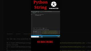 || Python || String || Hindi || #python #string #hindi #shorts