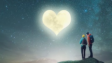 Heart of Full Moon Photoshop Manipulation Tutorial Processing