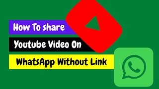 How To Share YouTube Video On WhatsApp Status Without Link screenshot 3